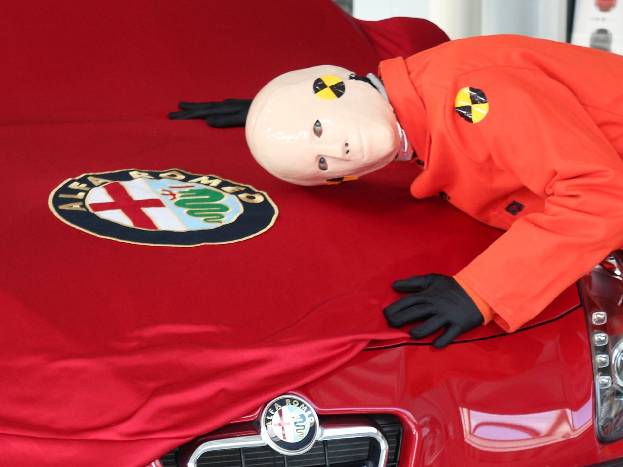 Crash Dummy Puppe, Pantomime Crash Dummy Puppe, BMW
