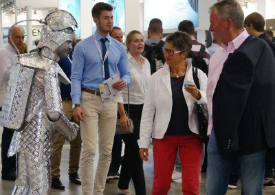 Lustige Robotman für Veranstaltungen & Messen